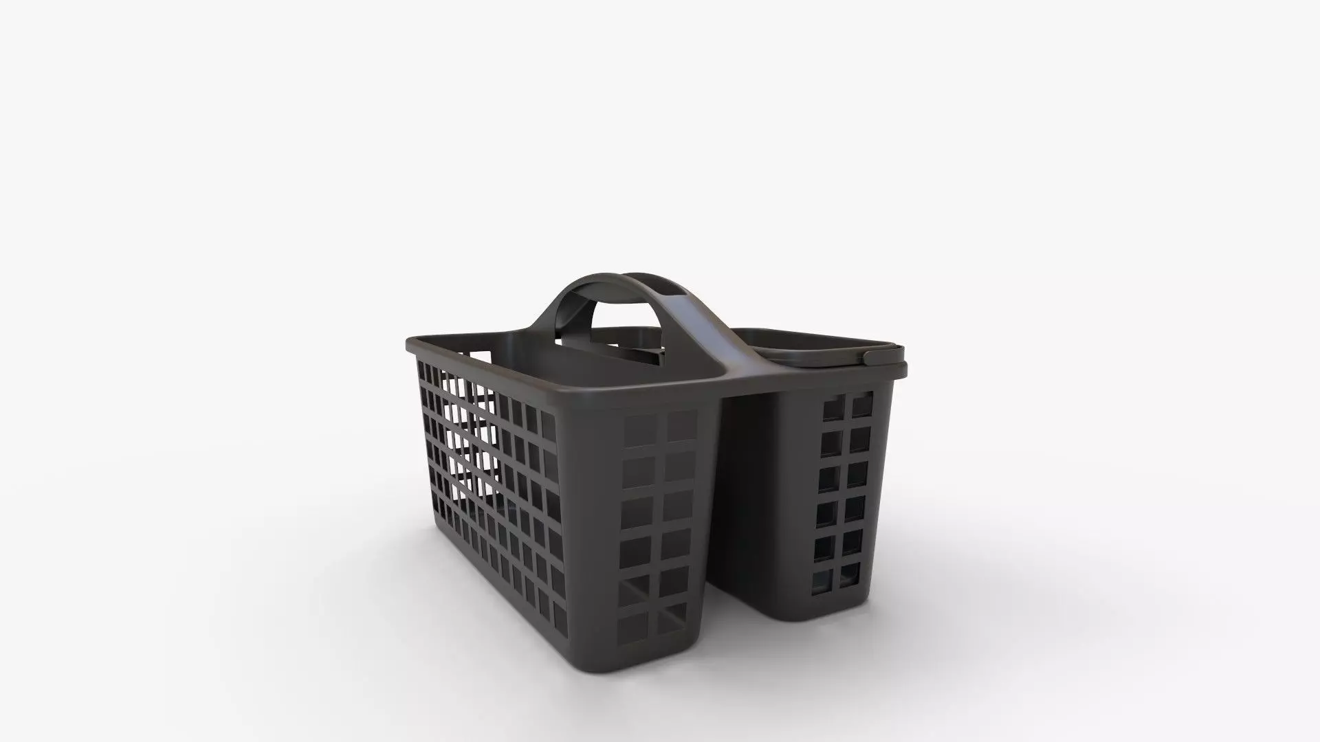 JiatuA Portable Plastic Shower Caddy Basket with Handle 3D model_2