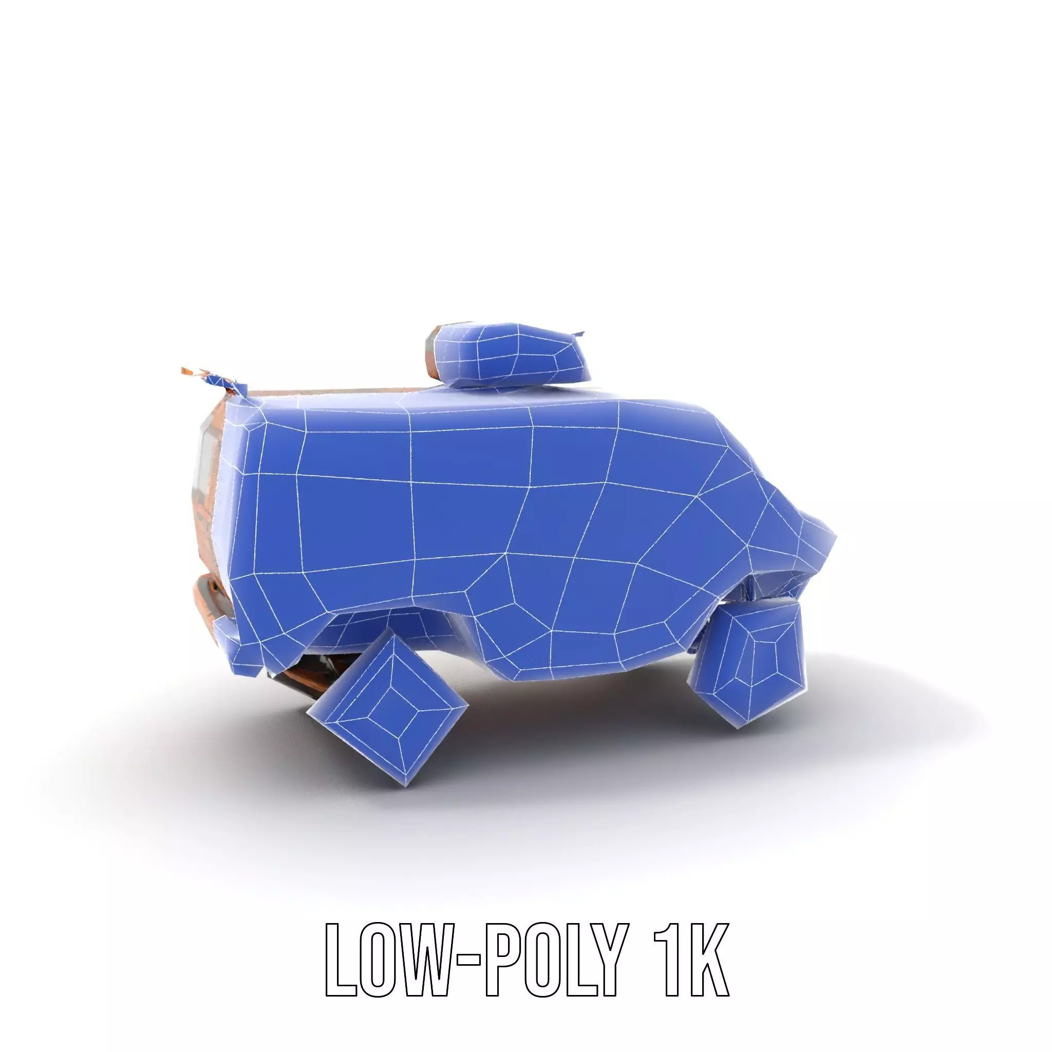 Camouflage Armored Vehicle model pack Low-poly 3D model_23