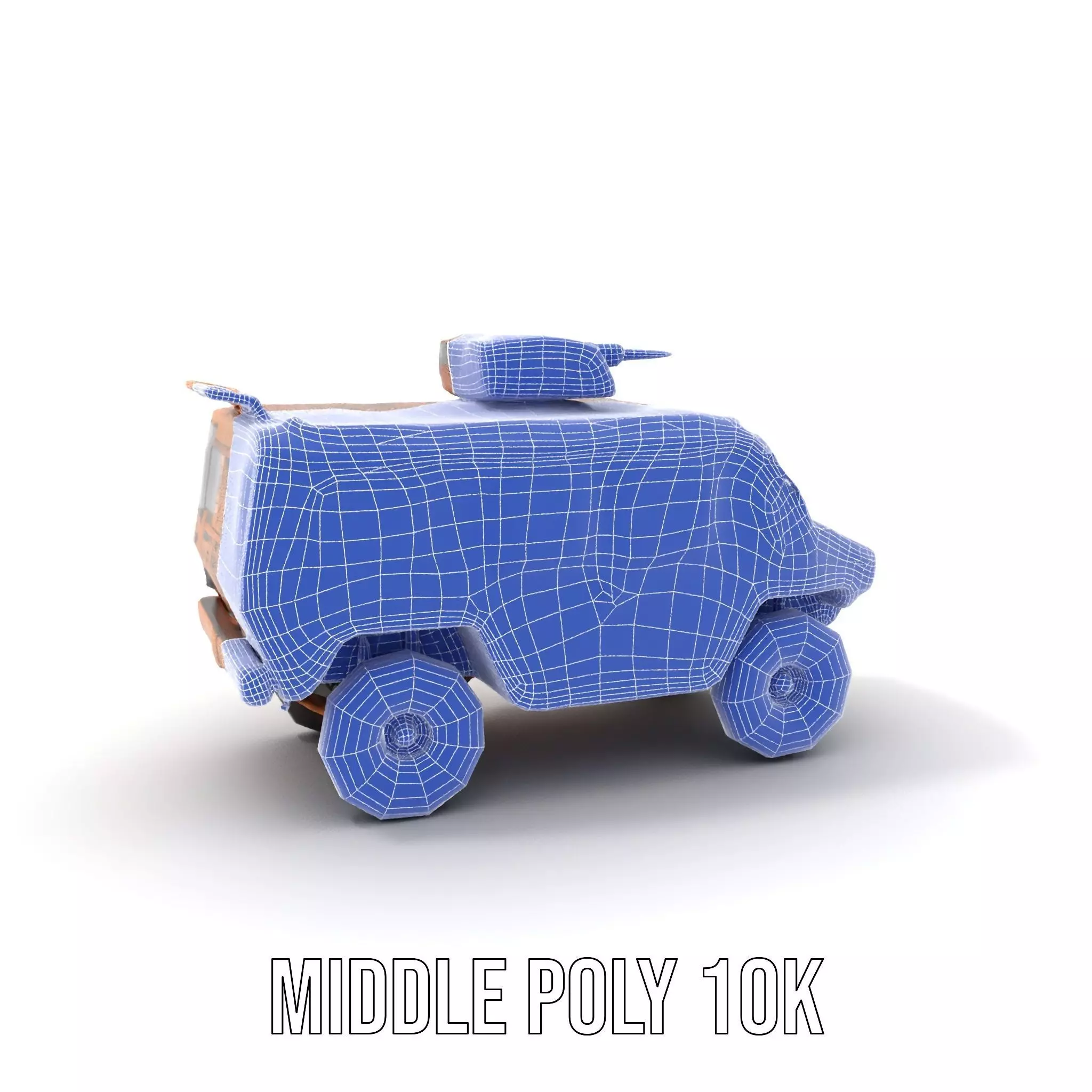 Camouflage Armored Vehicle model pack Low-poly 3D model_31