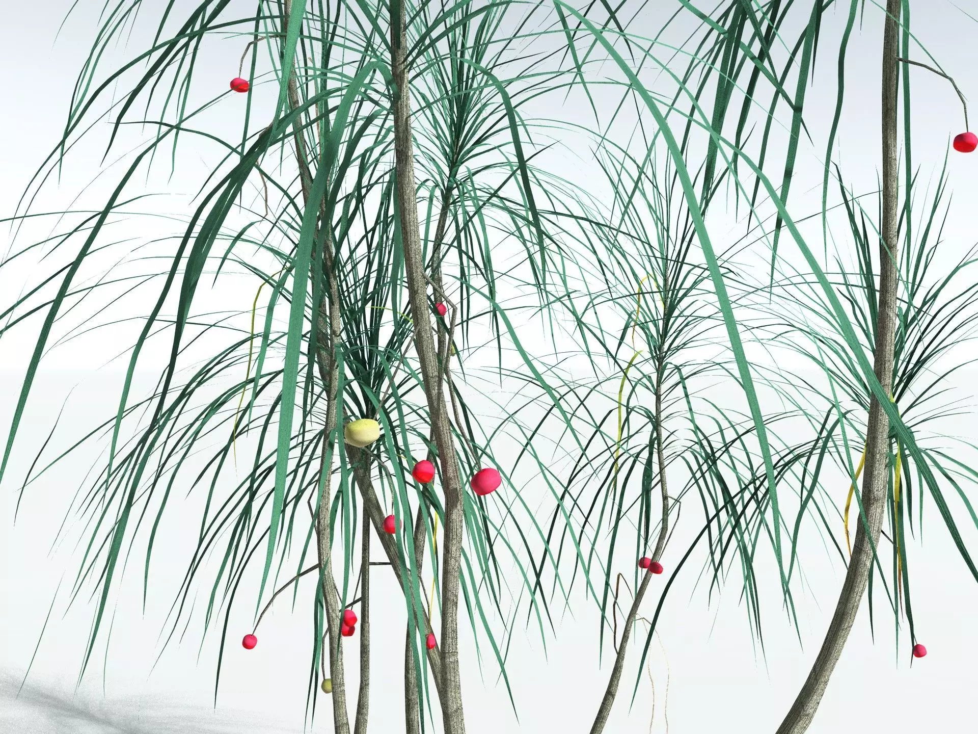 EVERYPlant Scrub Breadfruit LowPoly Low-poly 3D model_1