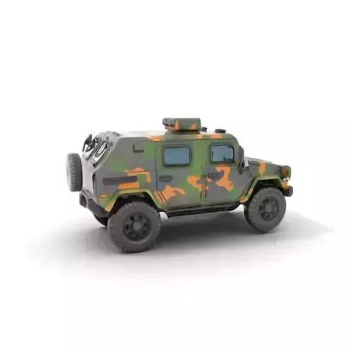 Camo Armored Vehicle model pack