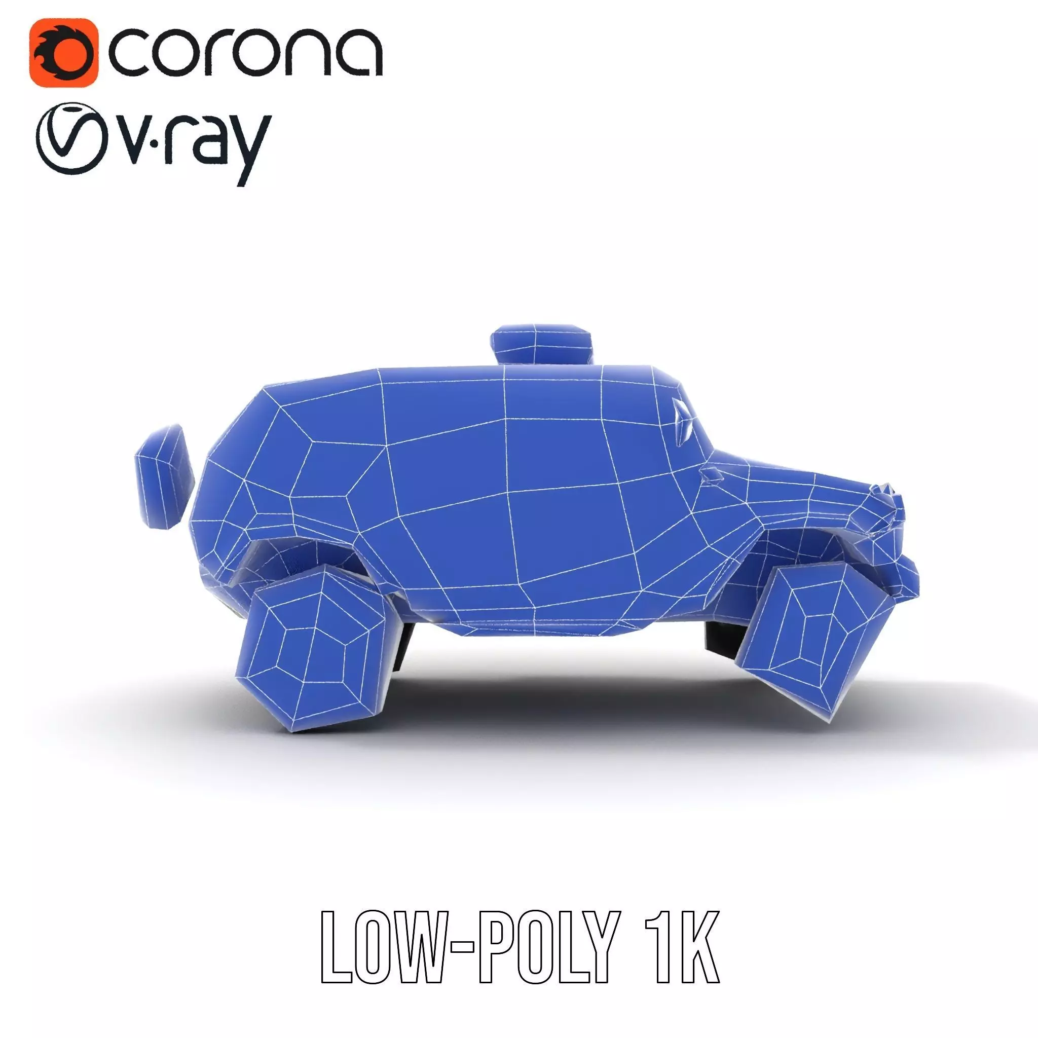 Camo Armored Vehicle model pack Low-poly 3D model_17