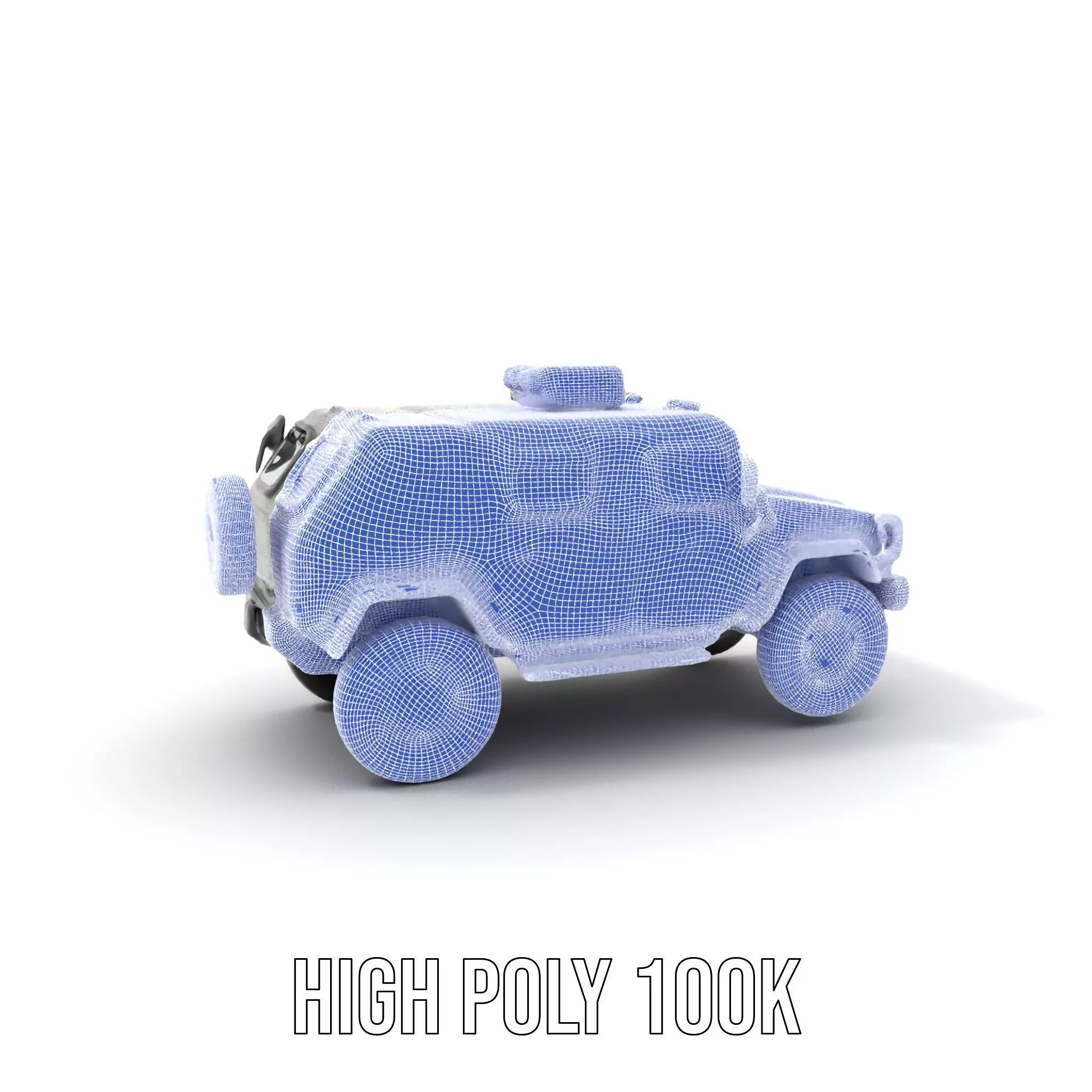 Camo Armored Vehicle model pack Low-poly 3D model_5