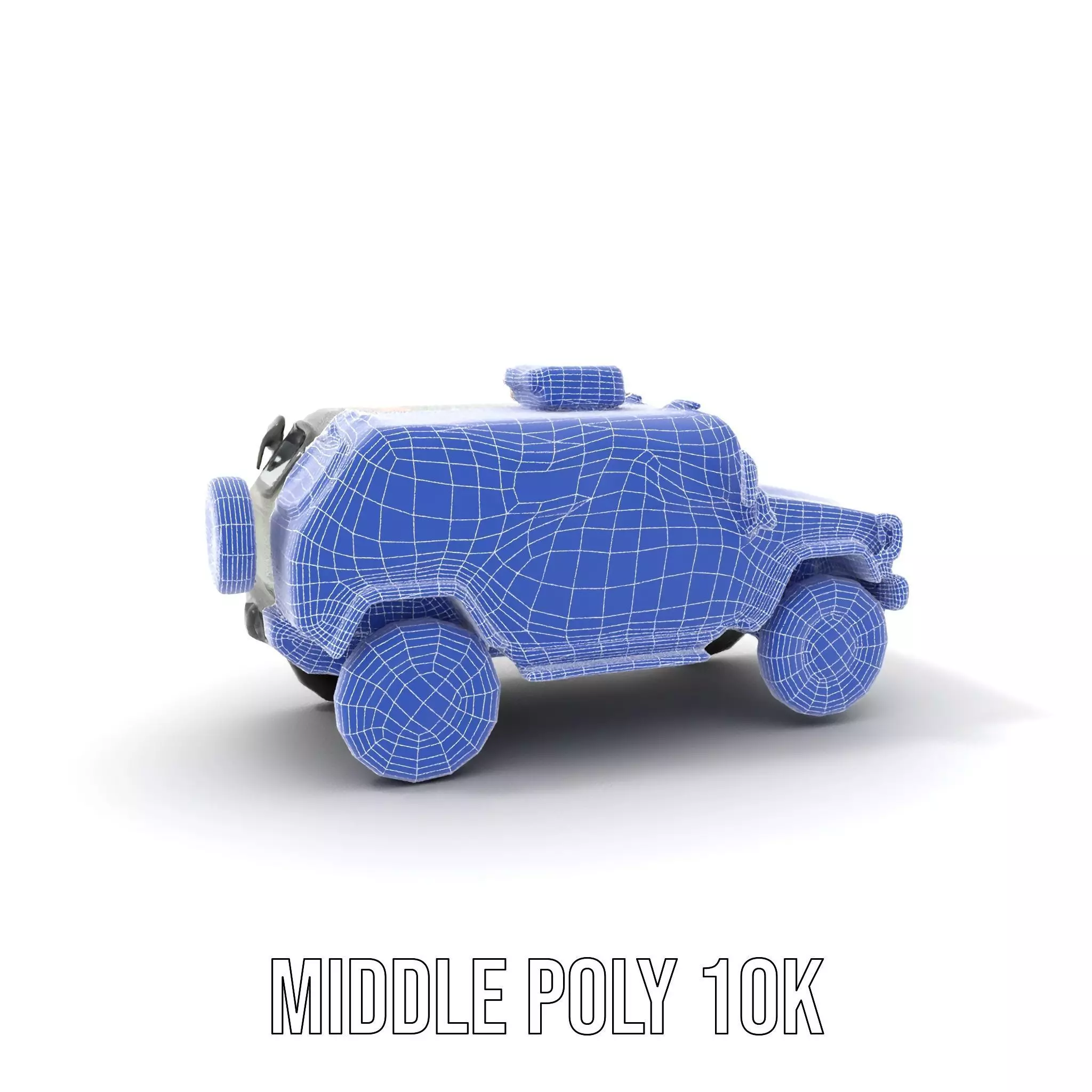 Camo Armored Vehicle model pack Low-poly 3D model_6