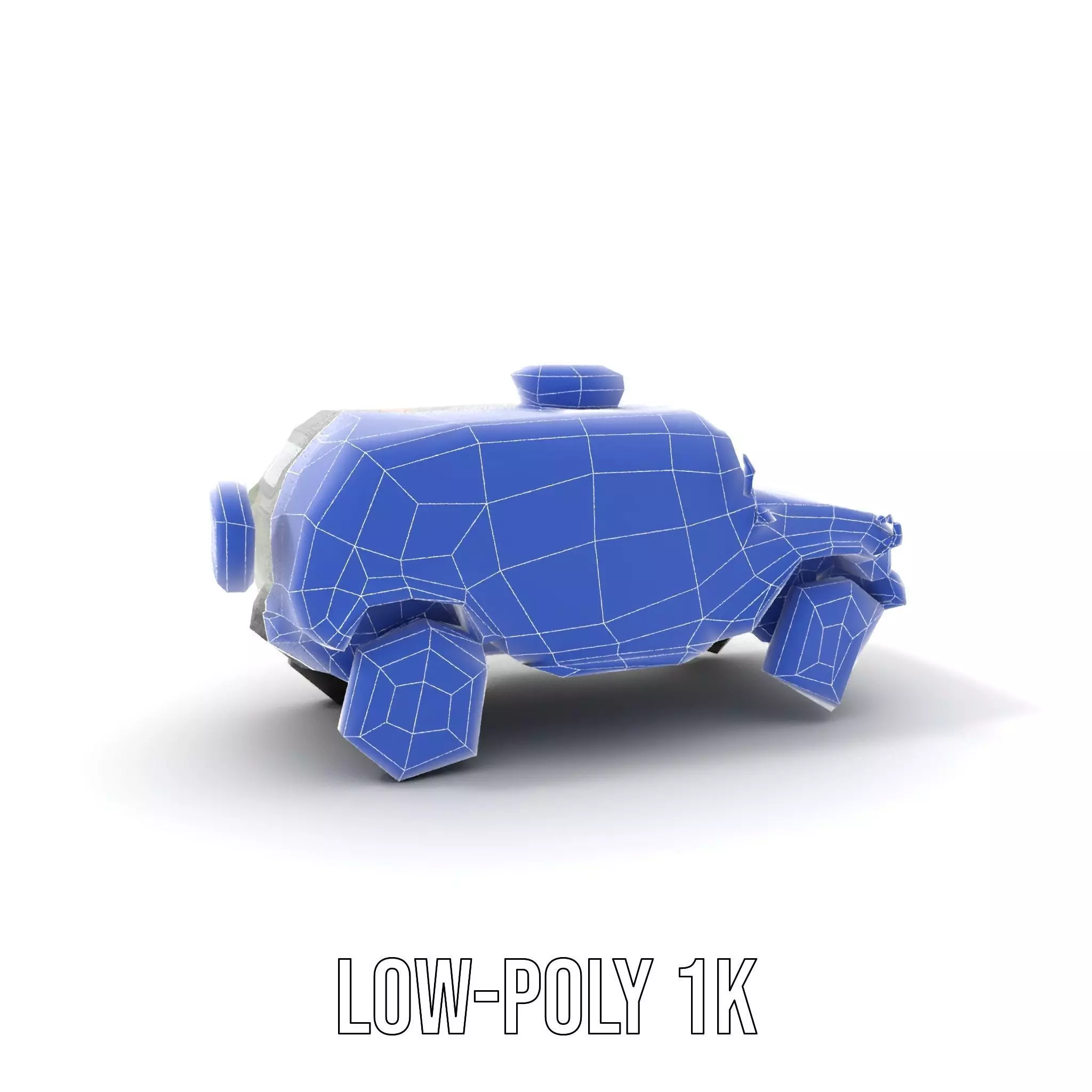 Camo Armored Vehicle model pack Low-poly 3D model_8