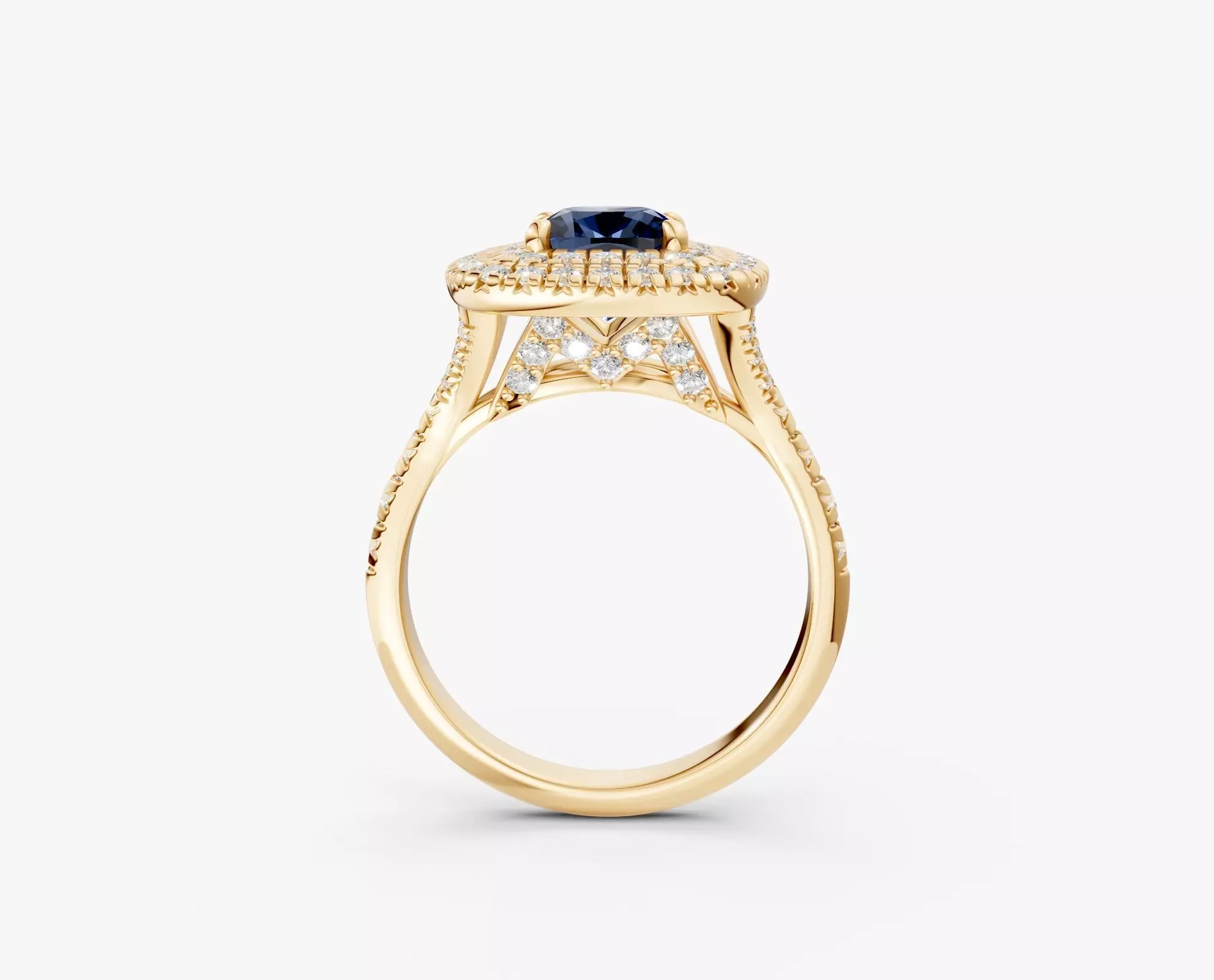 zjk r02 double halo ring 3D print model_2