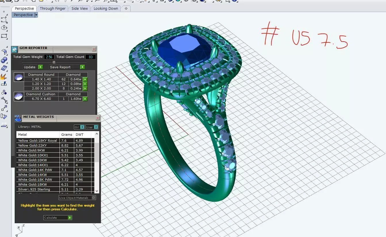 zjk r02 double halo ring 3D print model_7