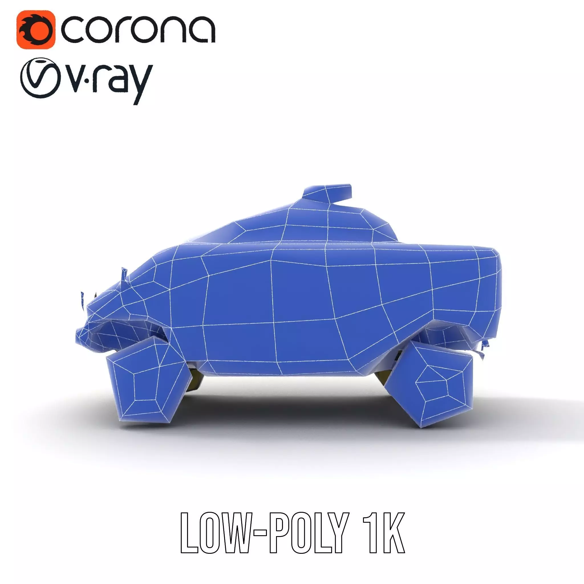 Camouflage Armored Vehicle model pack Low-poly 3D model_28