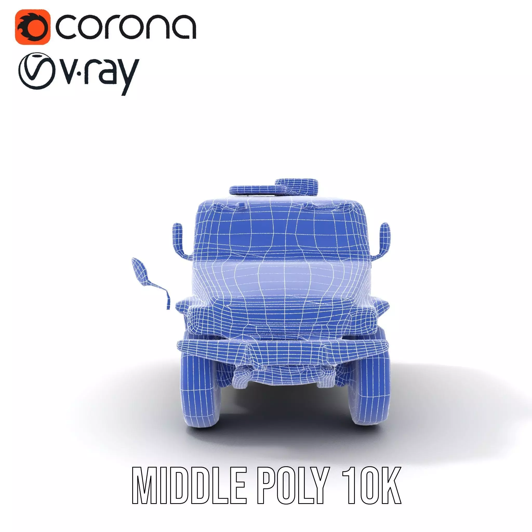 Camouflage Armored Vehicle model pack Low-poly 3D model_22