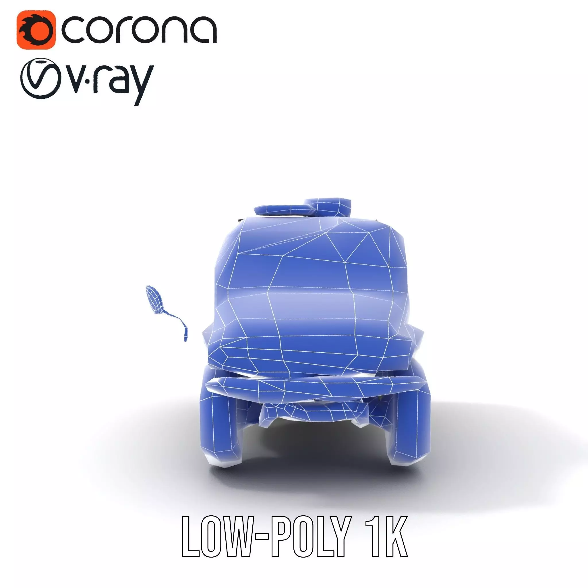 Camouflage Armored Vehicle model pack Low-poly 3D model_31