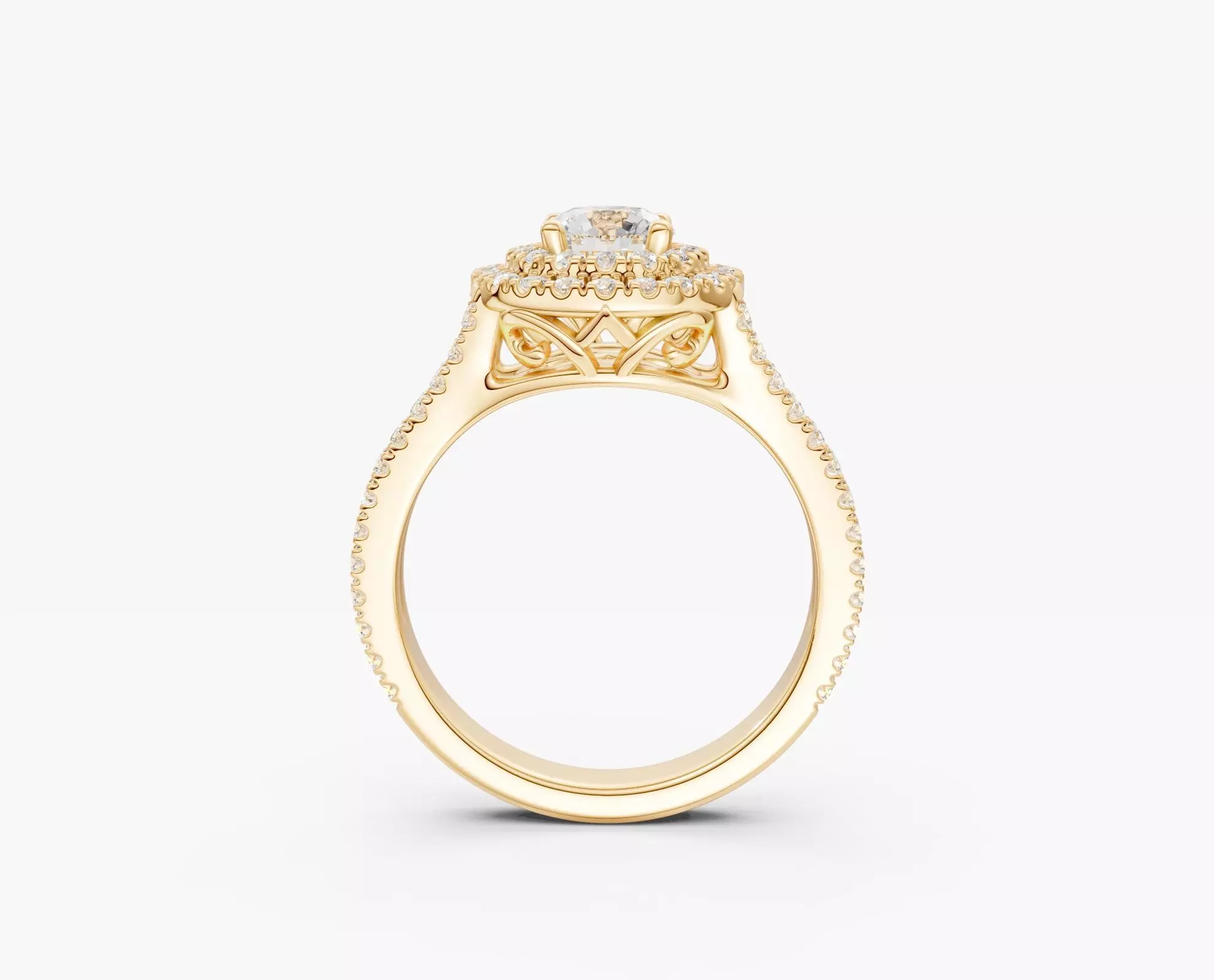 zjk r08 double halo ring 3D print model_2