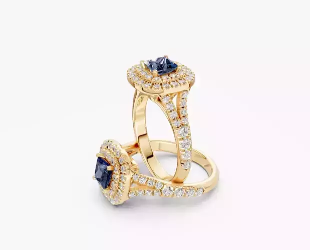 zjk r010 double halo ring