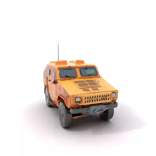Desert Camo Armored SUV model pack