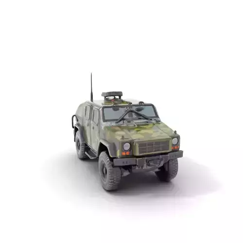 Camo Armored Vehicle model pack