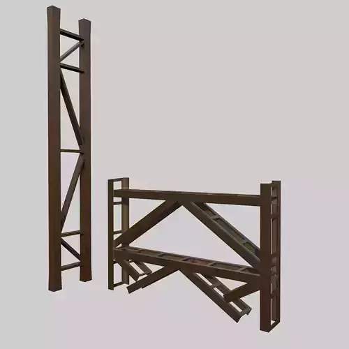 Hanger Side Beams and Pillars