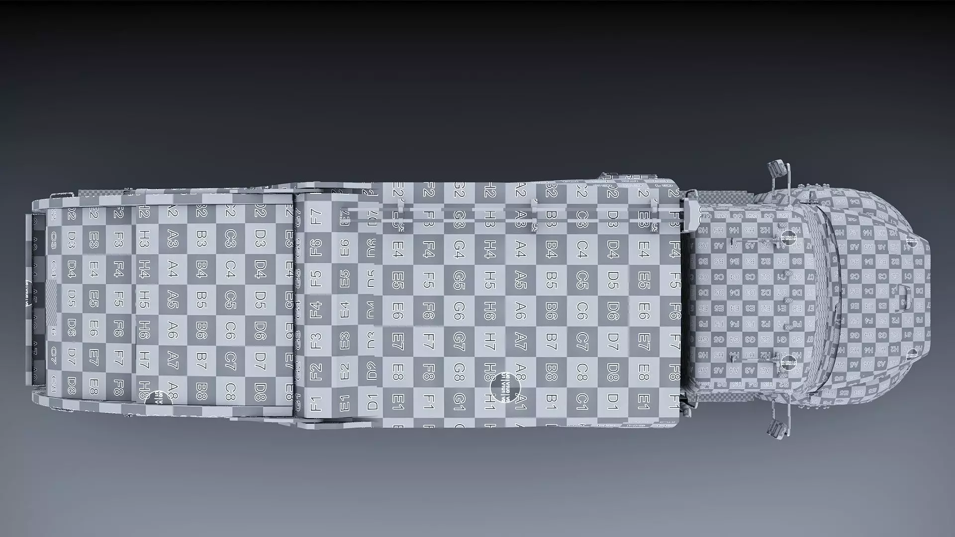 Freightliner M2 106 Garbage truck Low-poly 3D model_44