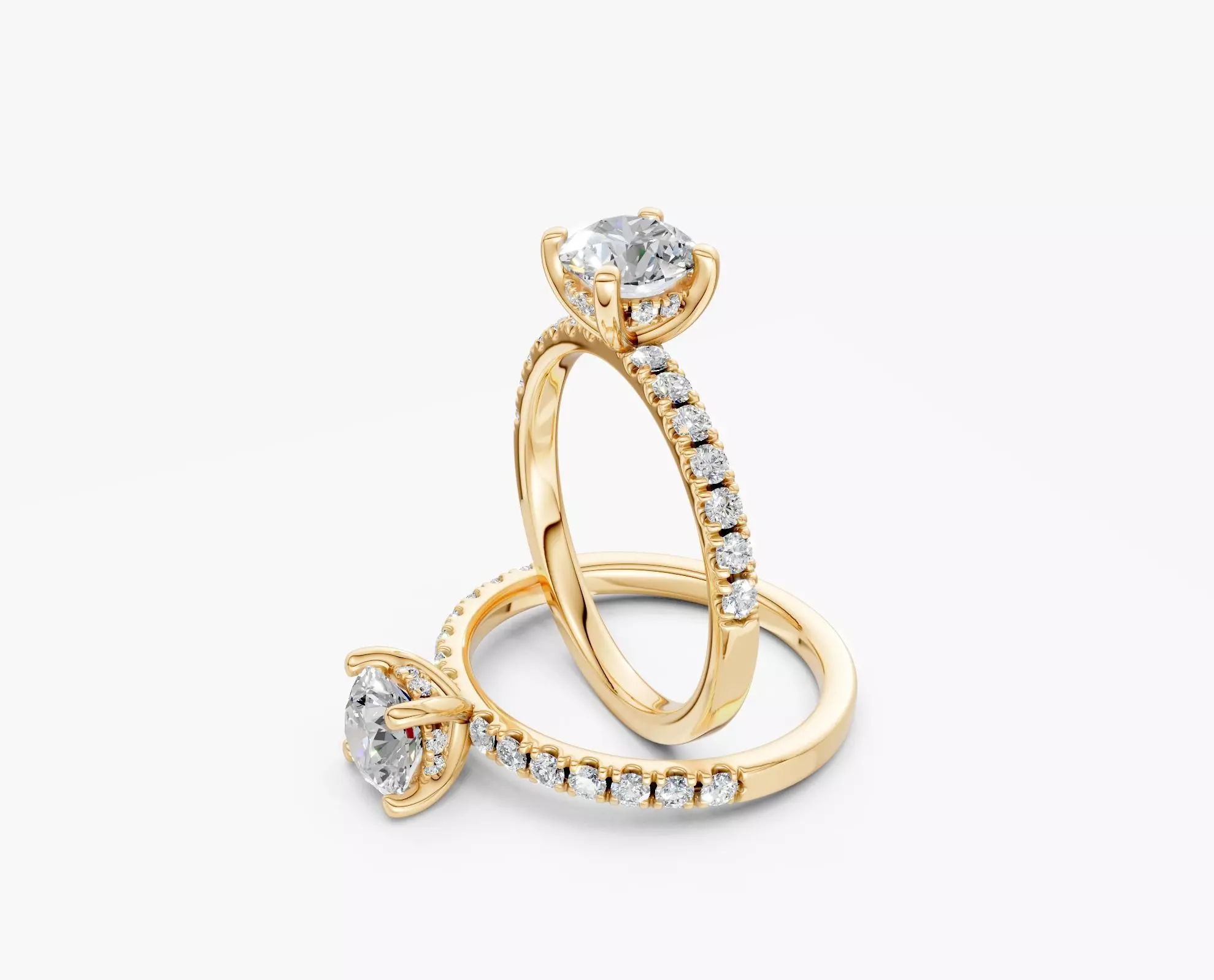 zjk r013 couple ring hidden halo ring 3D print model