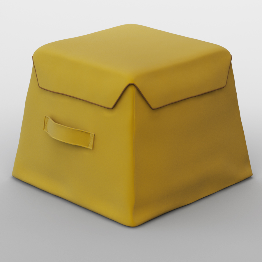 Airnova Airnova Contemporaneo POUF 3D model_2