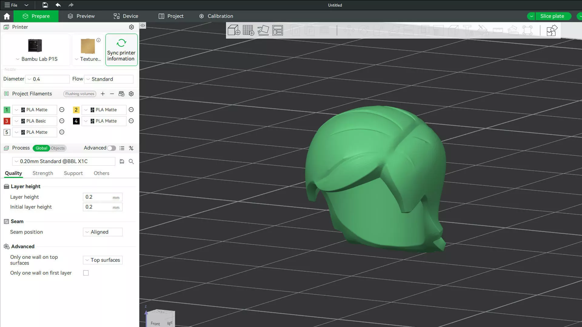 Custom3Dprint Minifigure Accessory - Minifigure Hair S2 - 042 3D print model_2