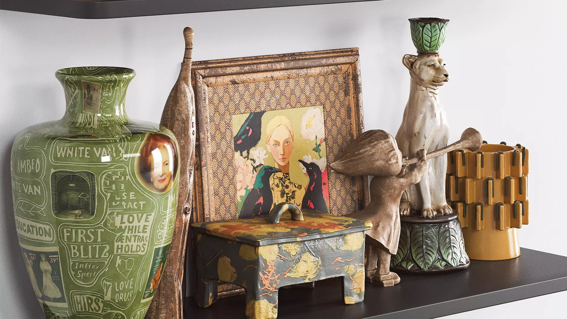 Decorative Set 3D model_3