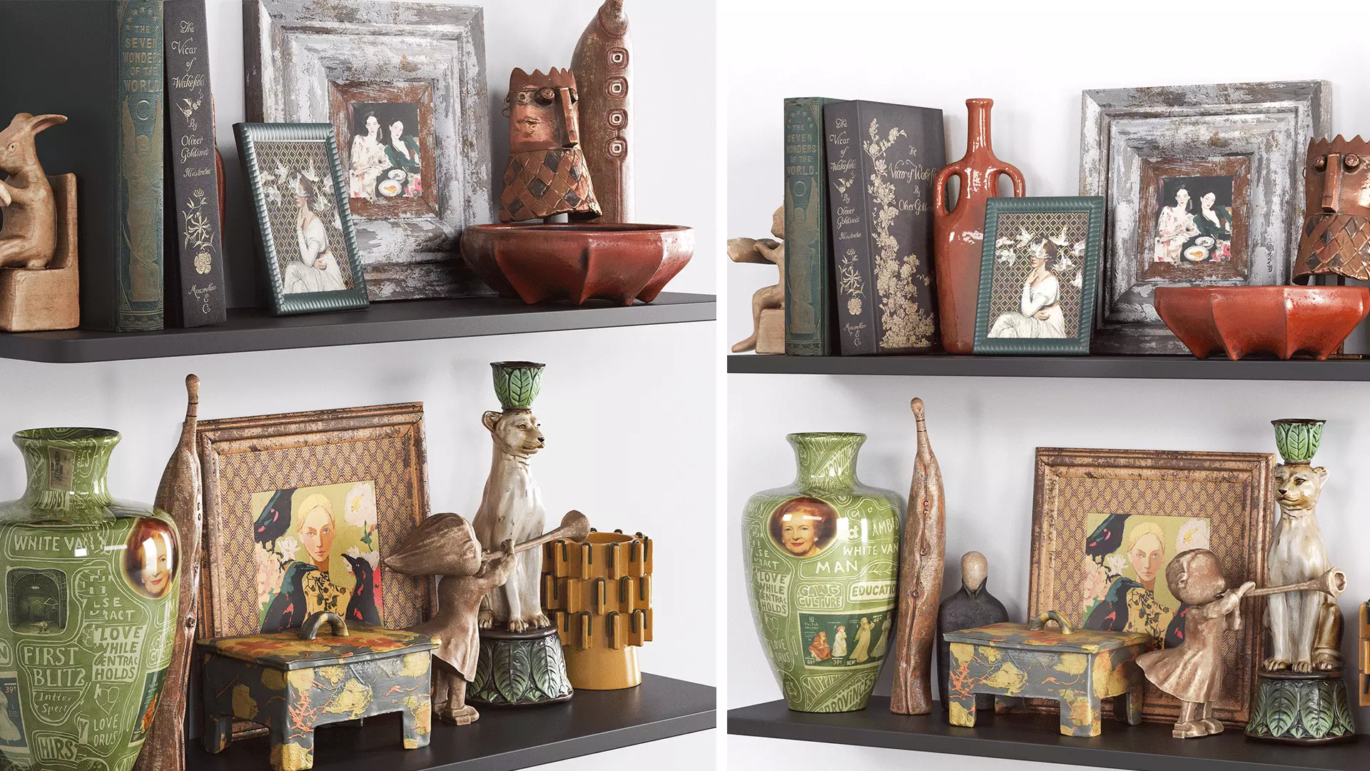 Decorative Set 3D model_6