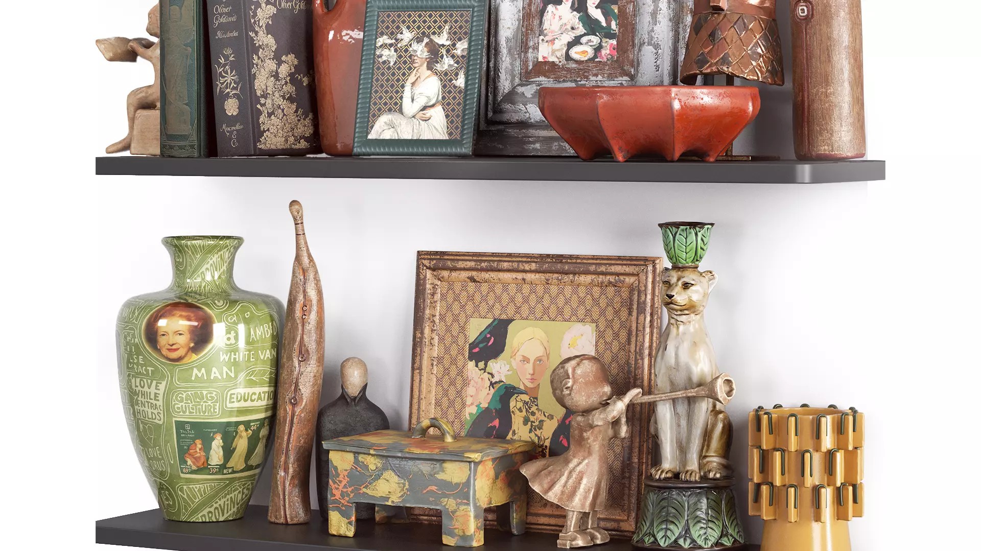 Decorative Set 3D model_5