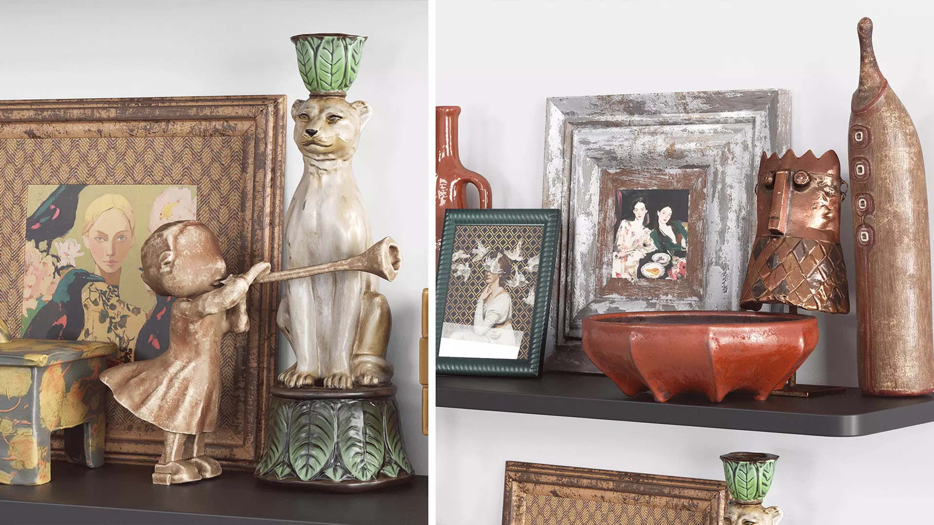 Decorative Set 3D model_7