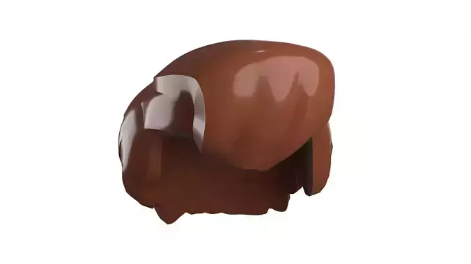 Custom3Dprint Minifigure Accessory - Minifigure Hair S2 - 043