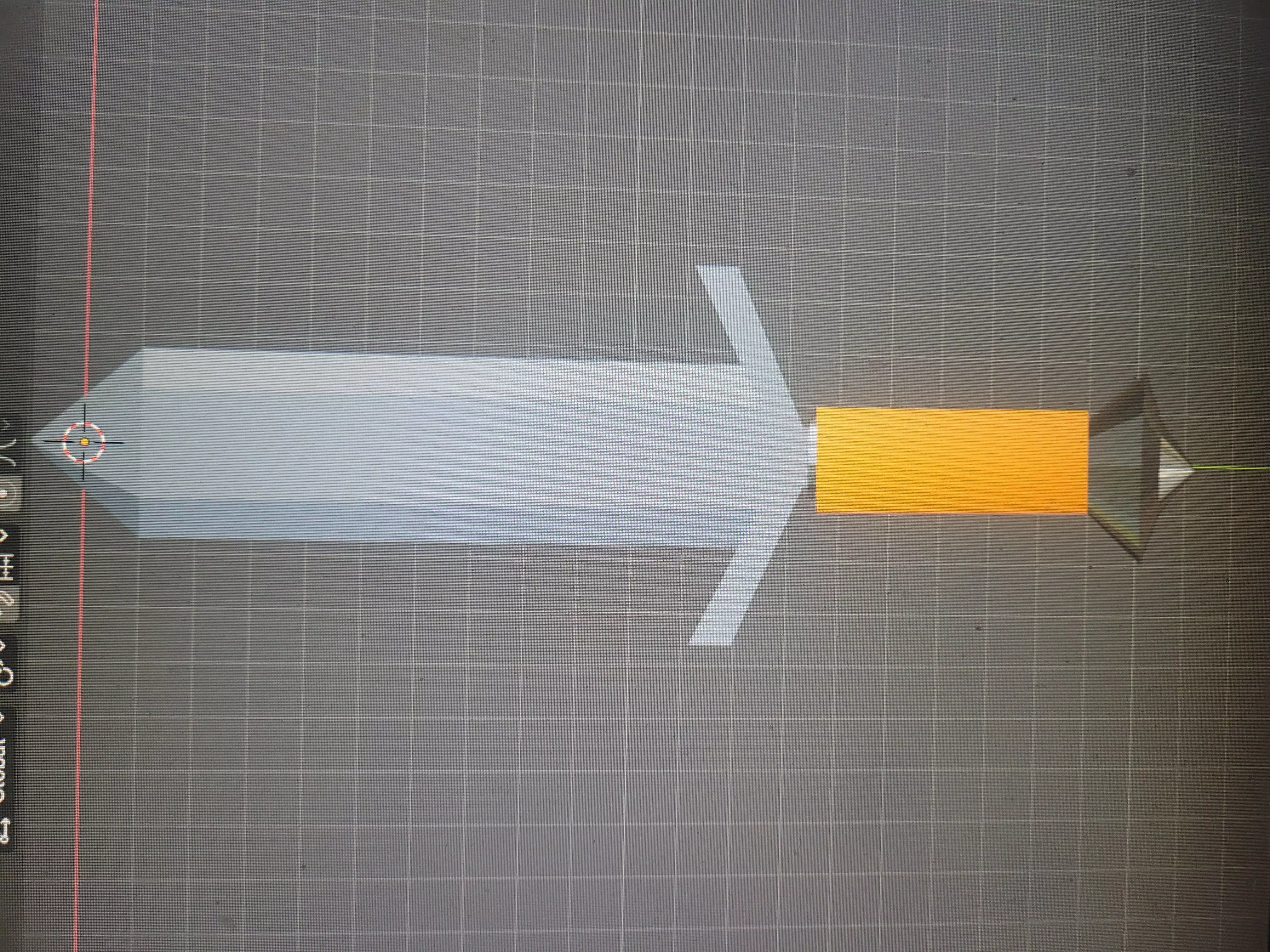 stylized dagger  Low-poly 3D model_1