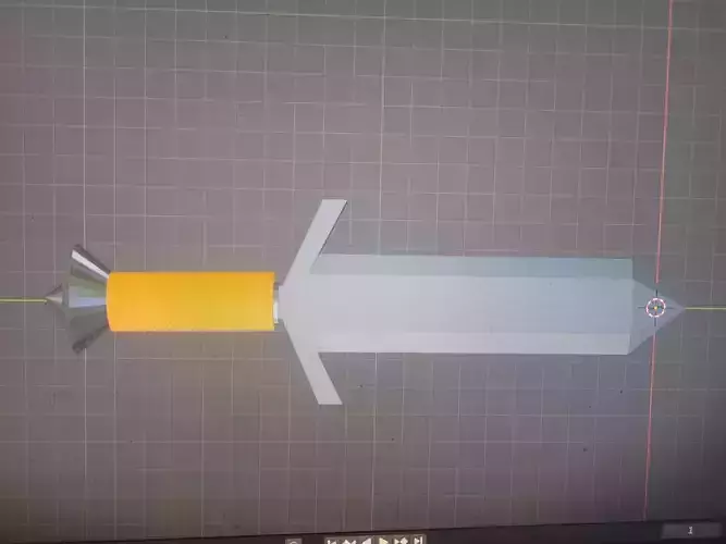 stylized dagger 
