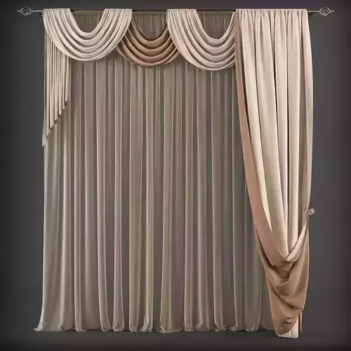Curtain 3D model 209