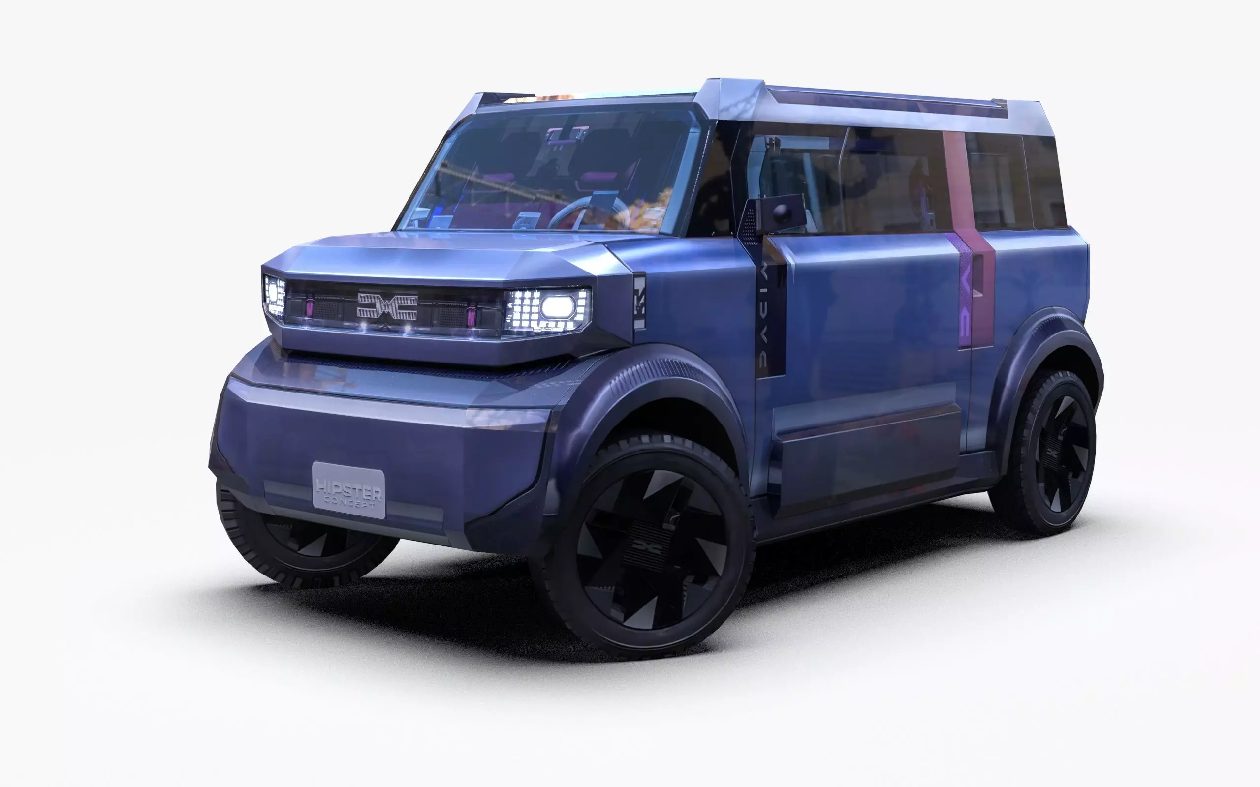 Dacia Hipster Concept 2026 Low-poly 3D model