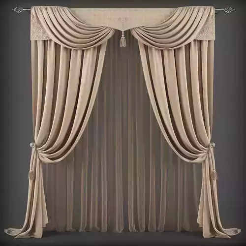 Curtain 3D model 211