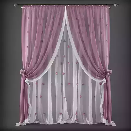 Curtain 3D model 212