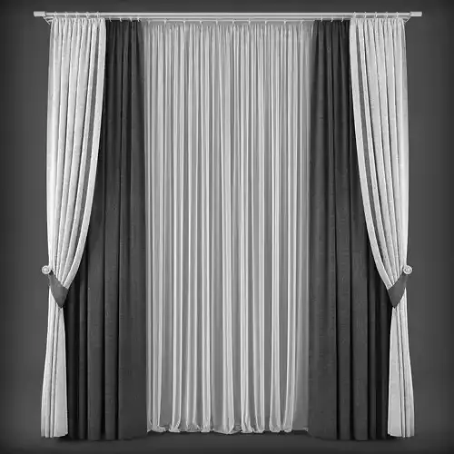 Curtain 3D model 214