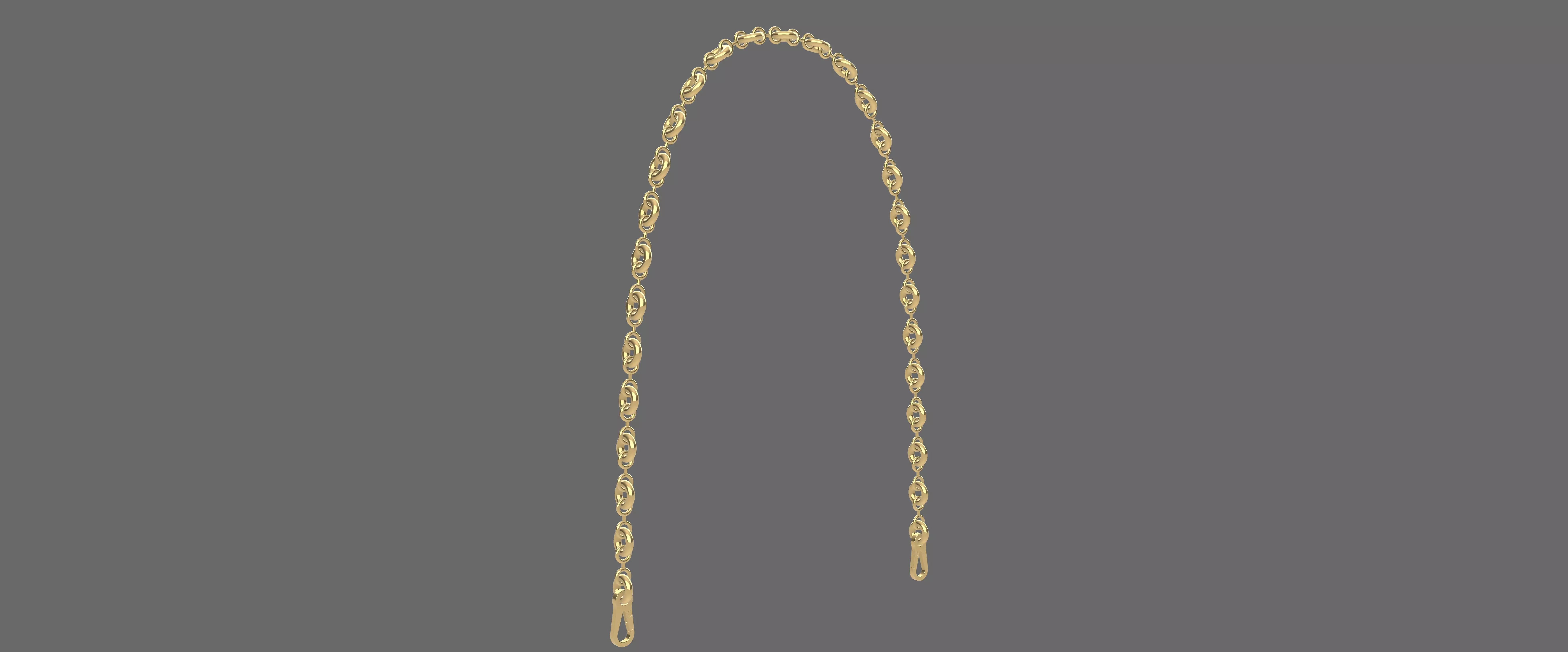 Round Style Bag Chain Straps 3D print model_2