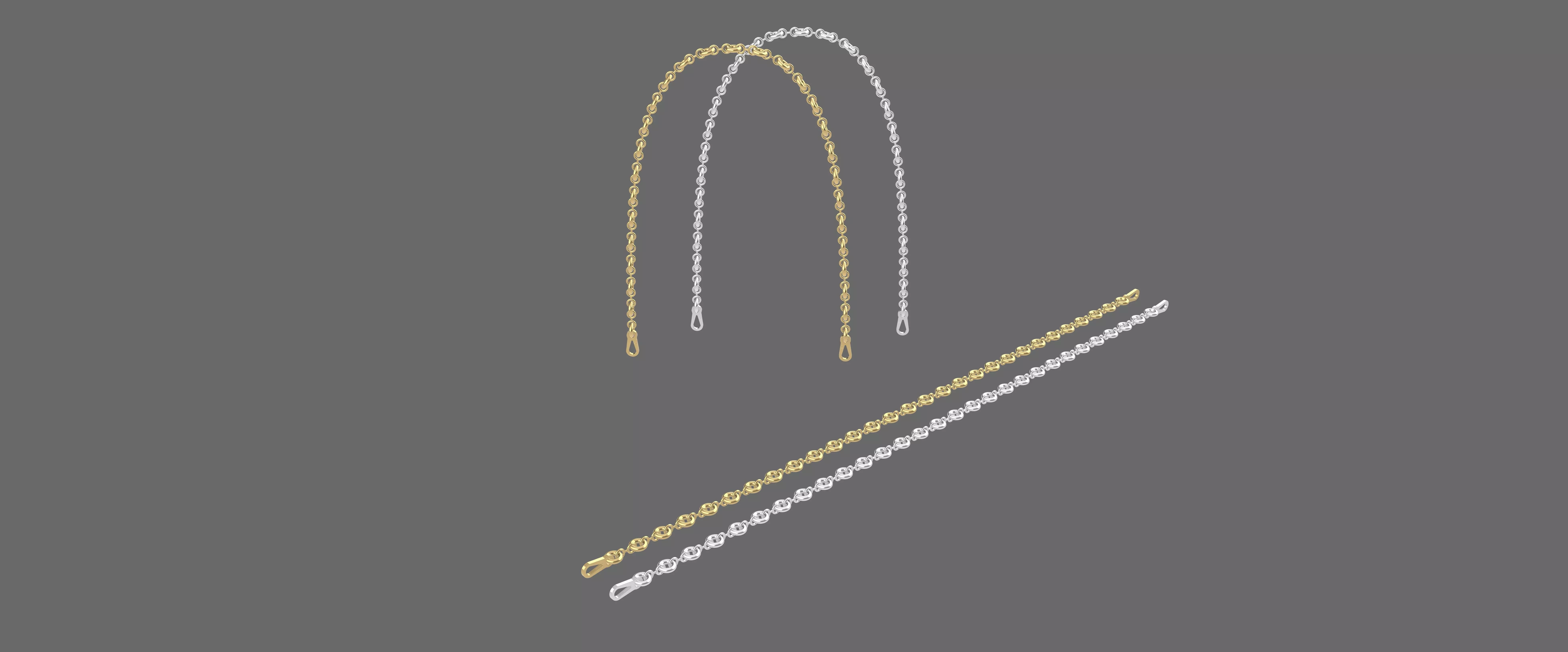 Round Style Bag Chain Straps 3D print model_1