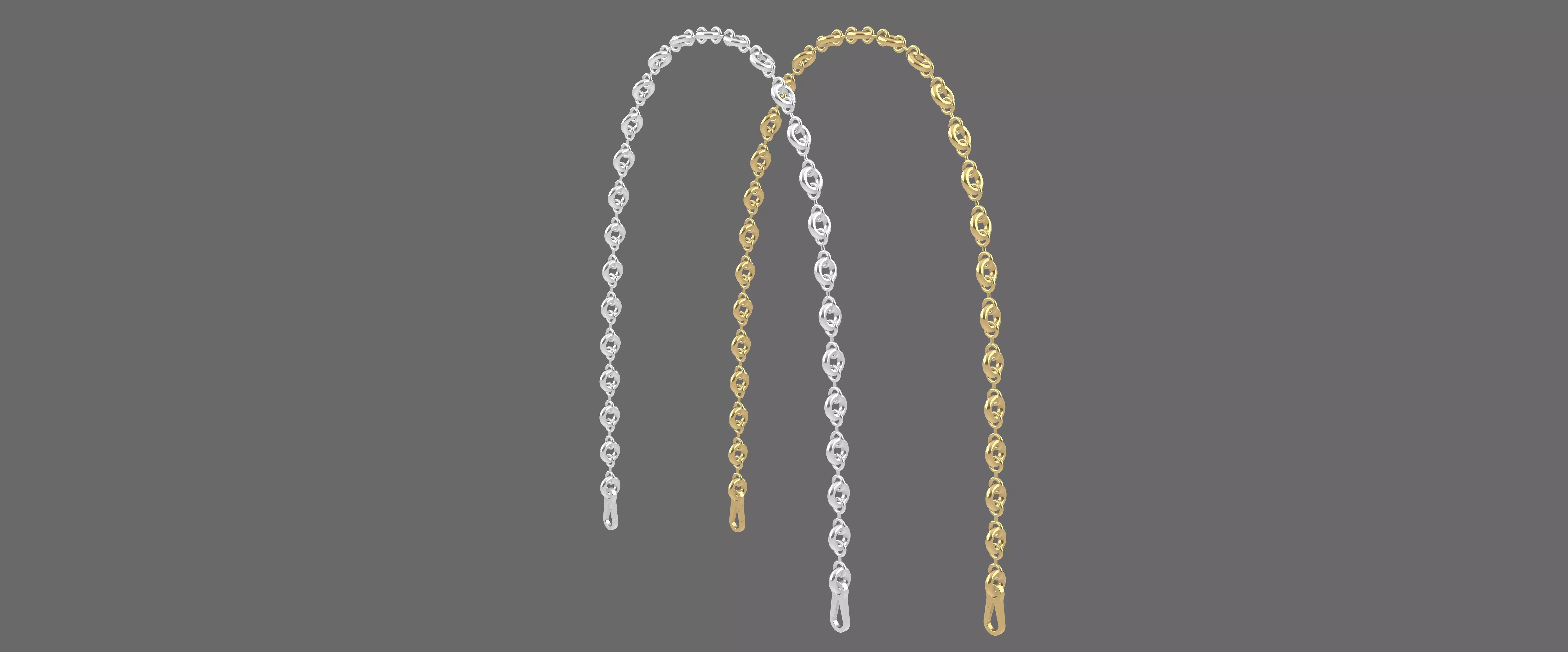 Round Style Bag Chain Straps 3D print model_3