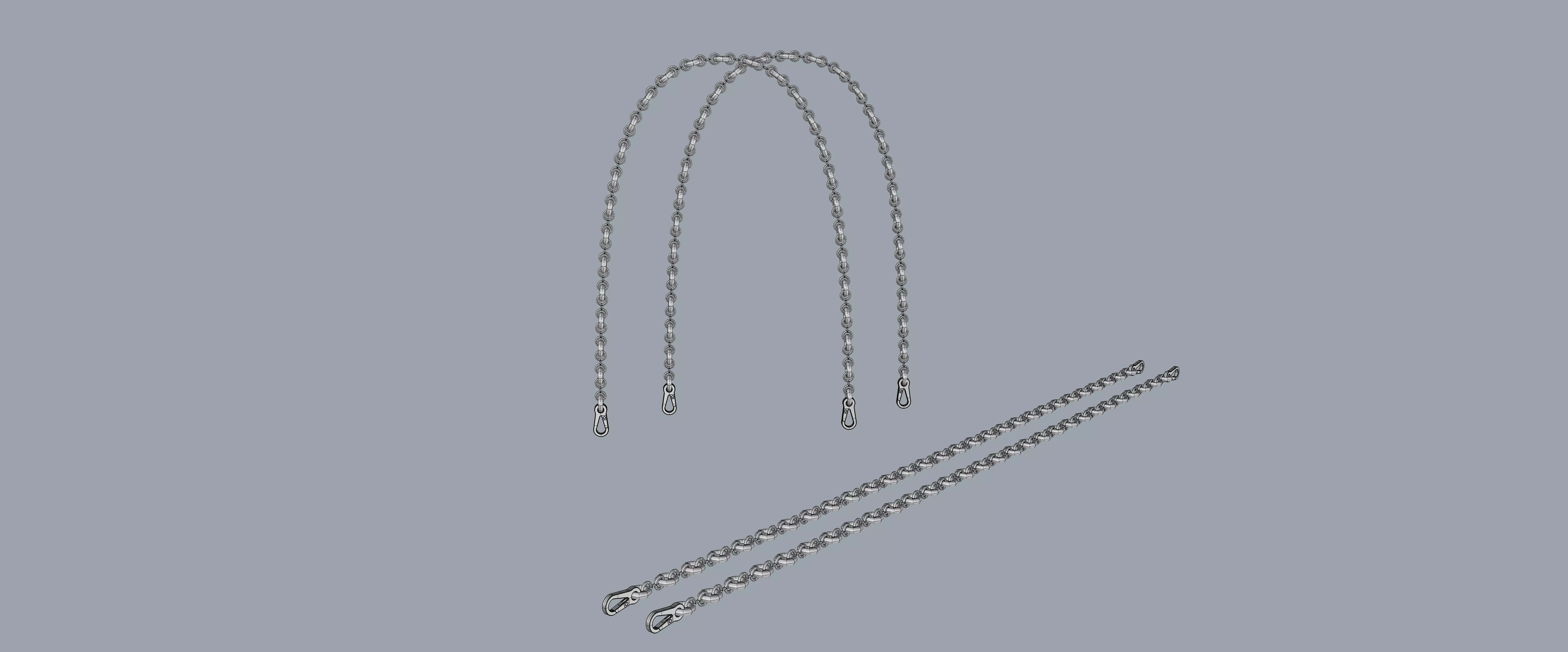 Round Style Bag Chain Straps 3D print model_7