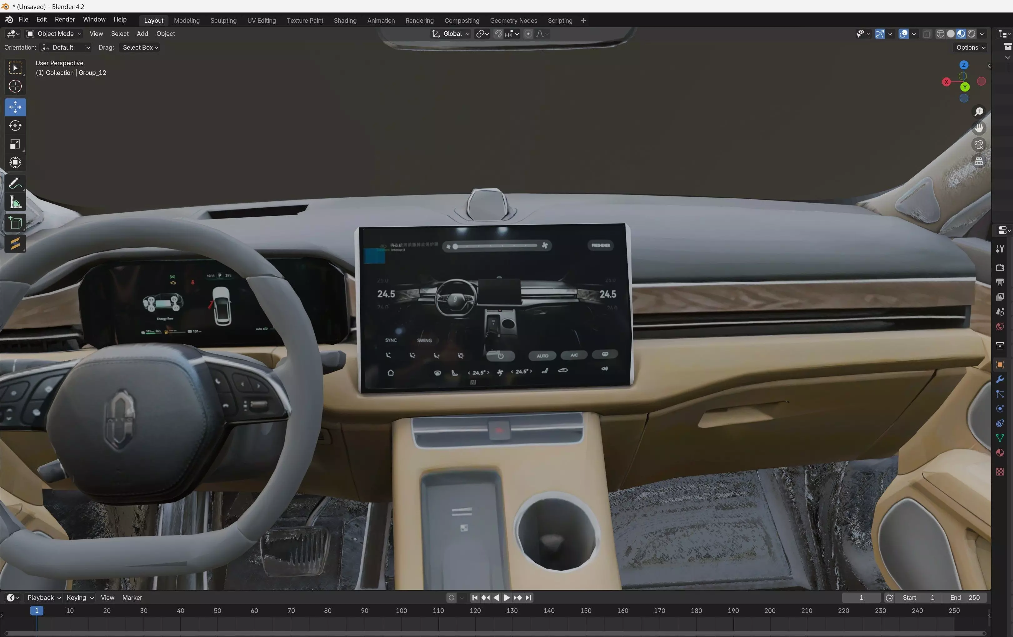 2025 HUAWEI AITO M5 PHEV 3D model_10