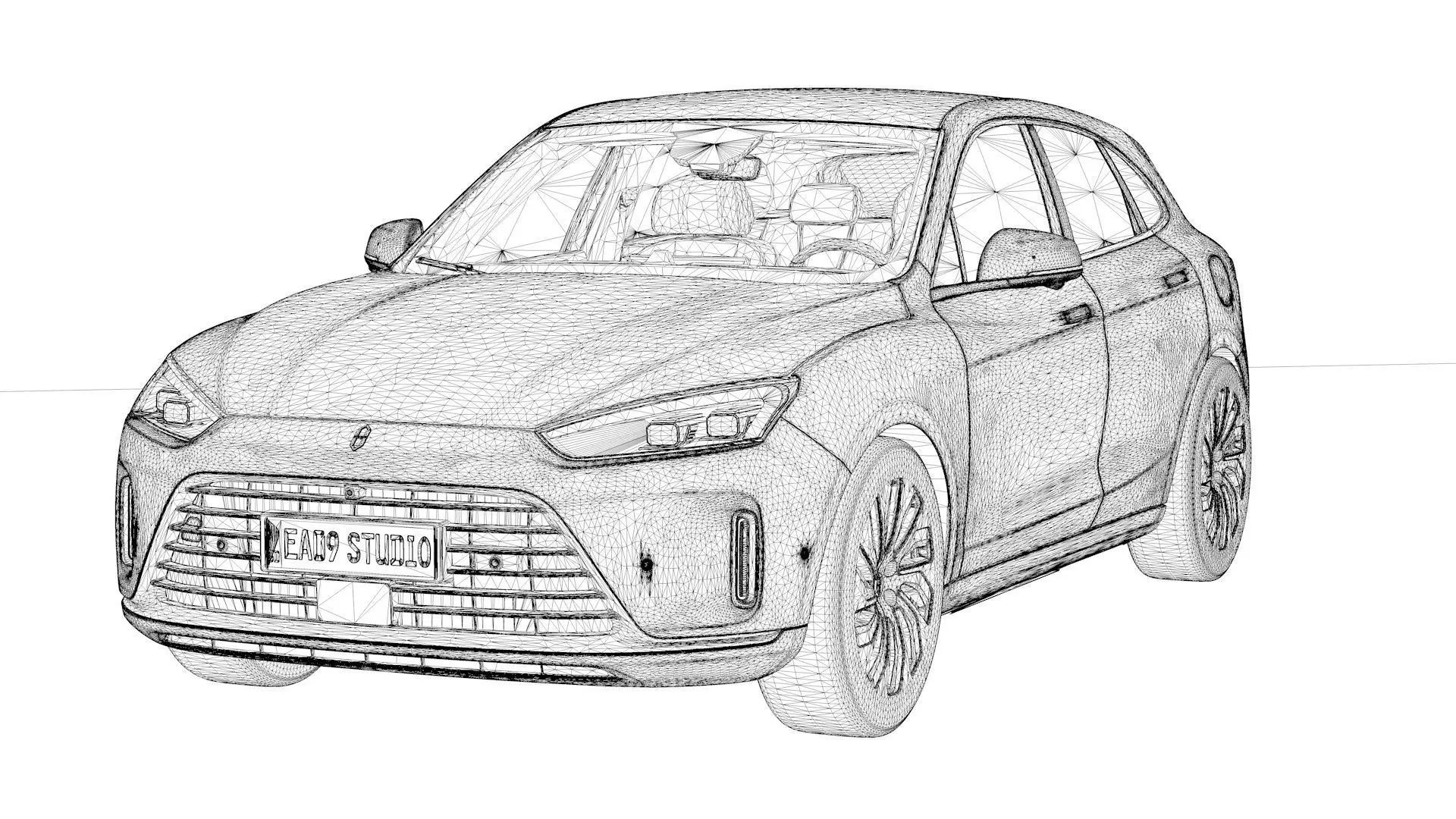 2025 HUAWEI AITO M5 PHEV 3D model_12