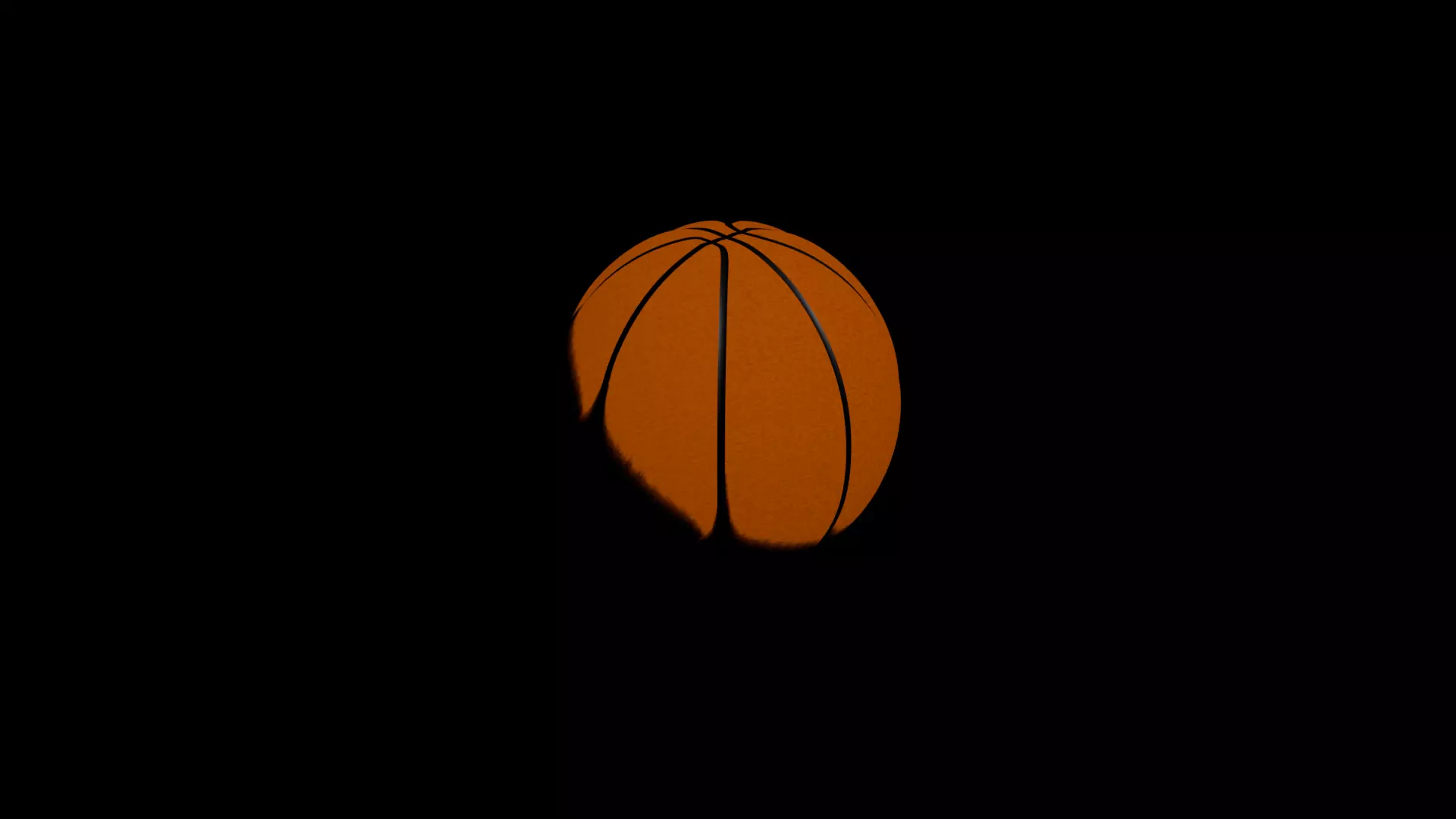 Basketball Free low-poly 3D model_0