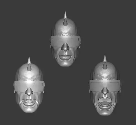 DC MUTANT SOLDIER FROM BATMAN TDKR EXPRESSIONS 3-PACK