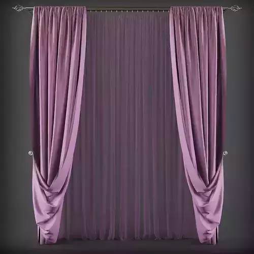 Curtain 3D model 216