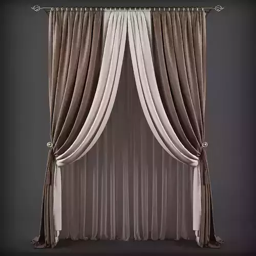 Curtain 3D model 217