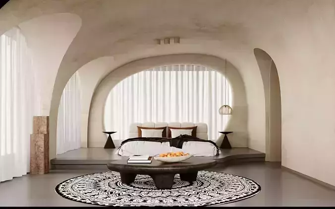 Wabi-Sabi Organic Bedroom