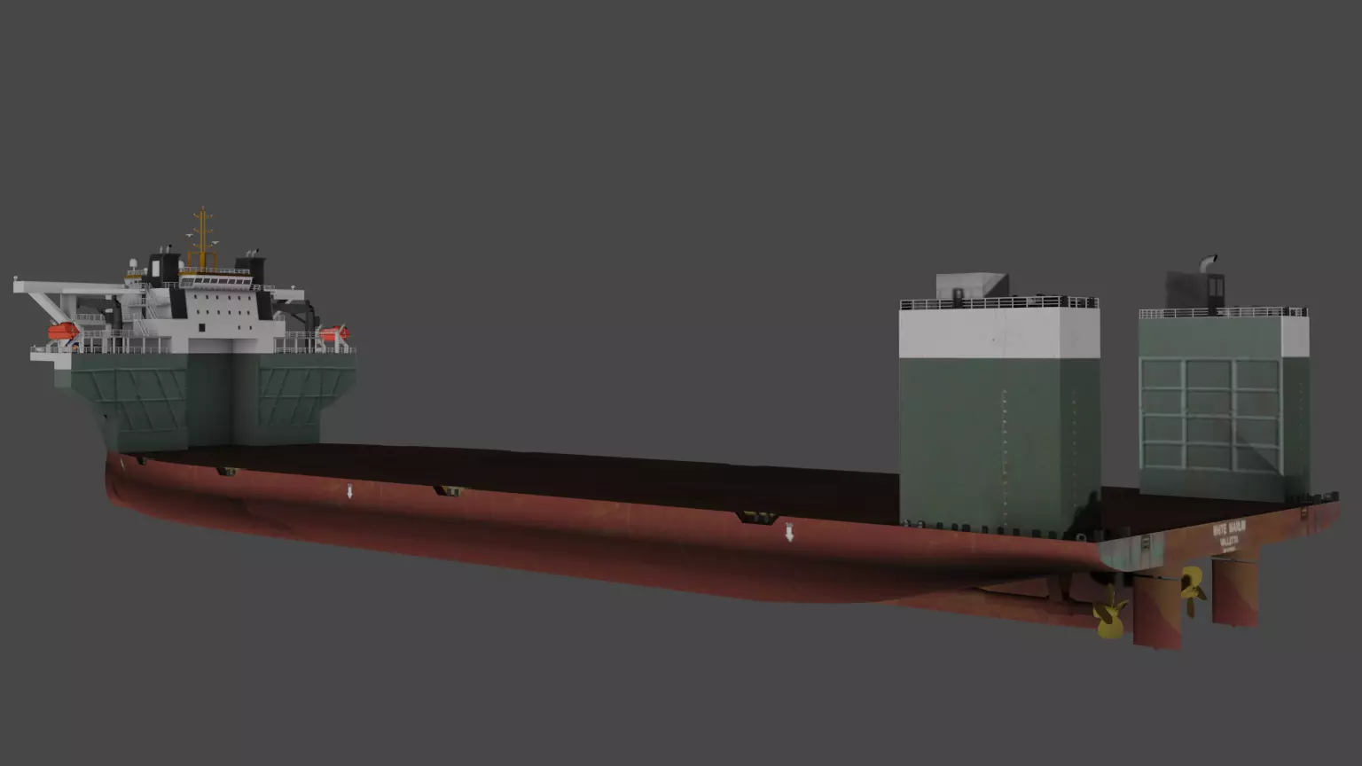 Heavy Load Carrier WHITE MARLIN Low-poly 3D model_17
