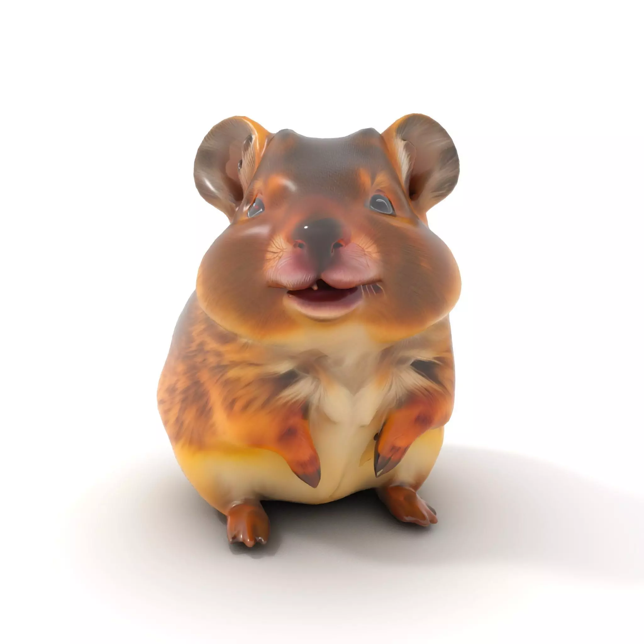 Cute Hamster Character model pack Low-poly 3D model_6