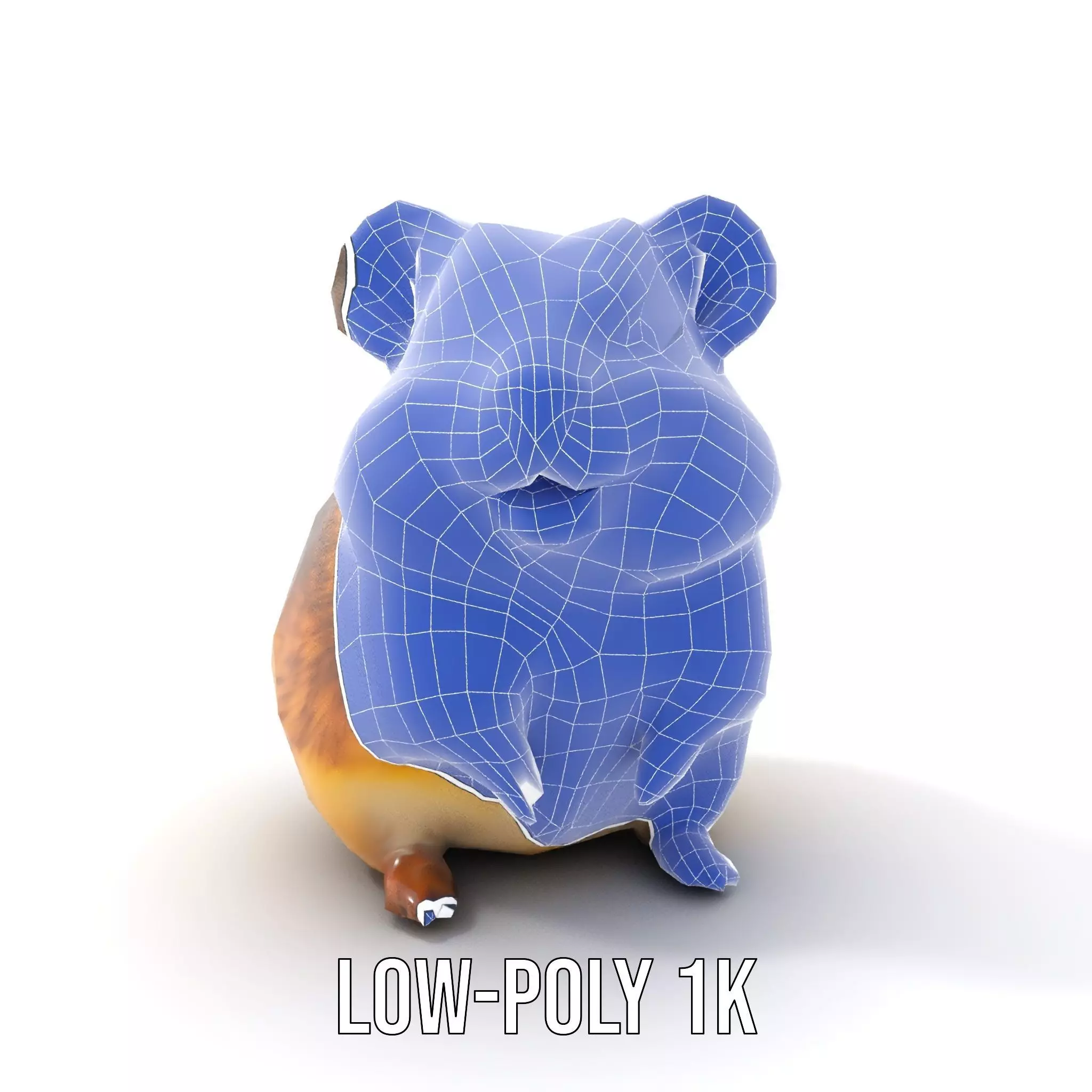 Cute Hamster Character model pack Low-poly 3D model_19