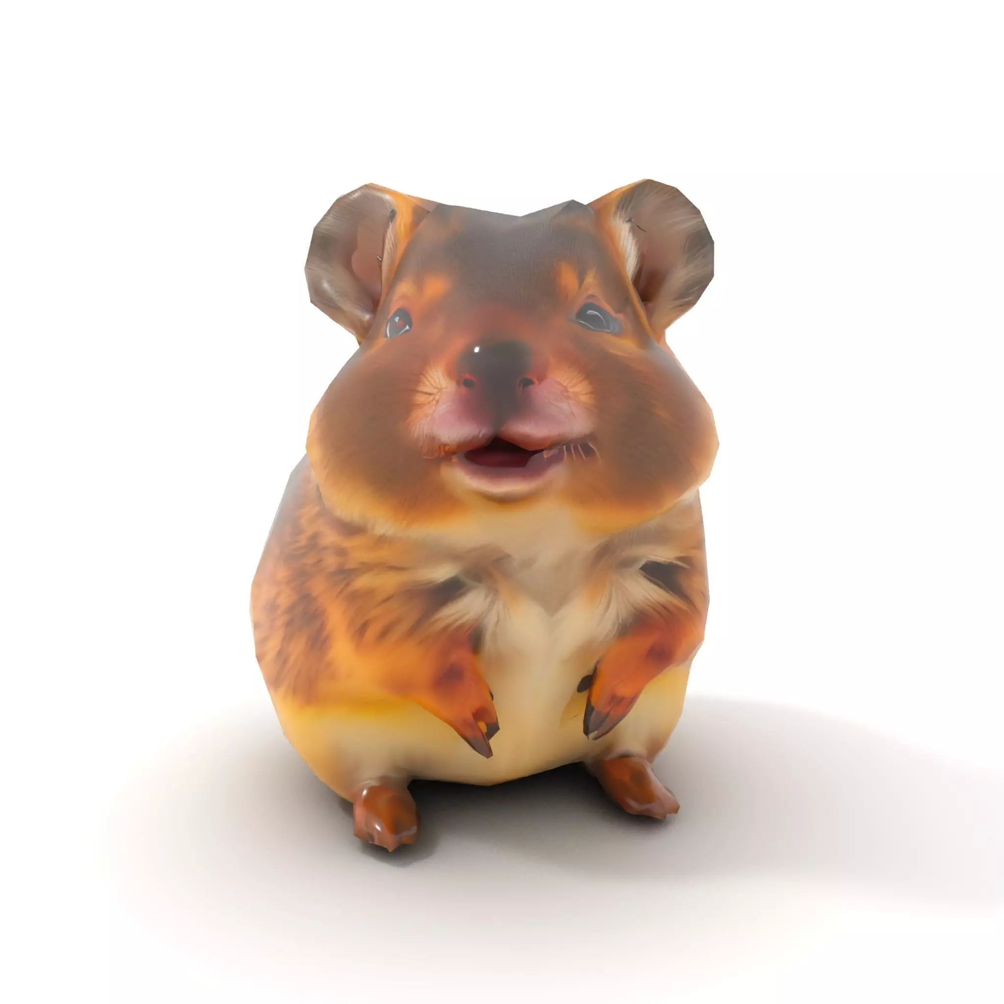 Cute Hamster Character model pack Low-poly 3D model_16